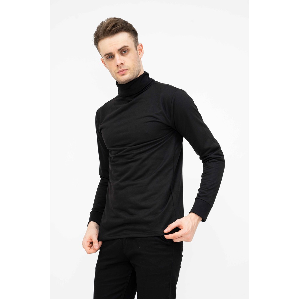 houseofcuff Turtle Neck Pria Lengan panjang kaos pria ...