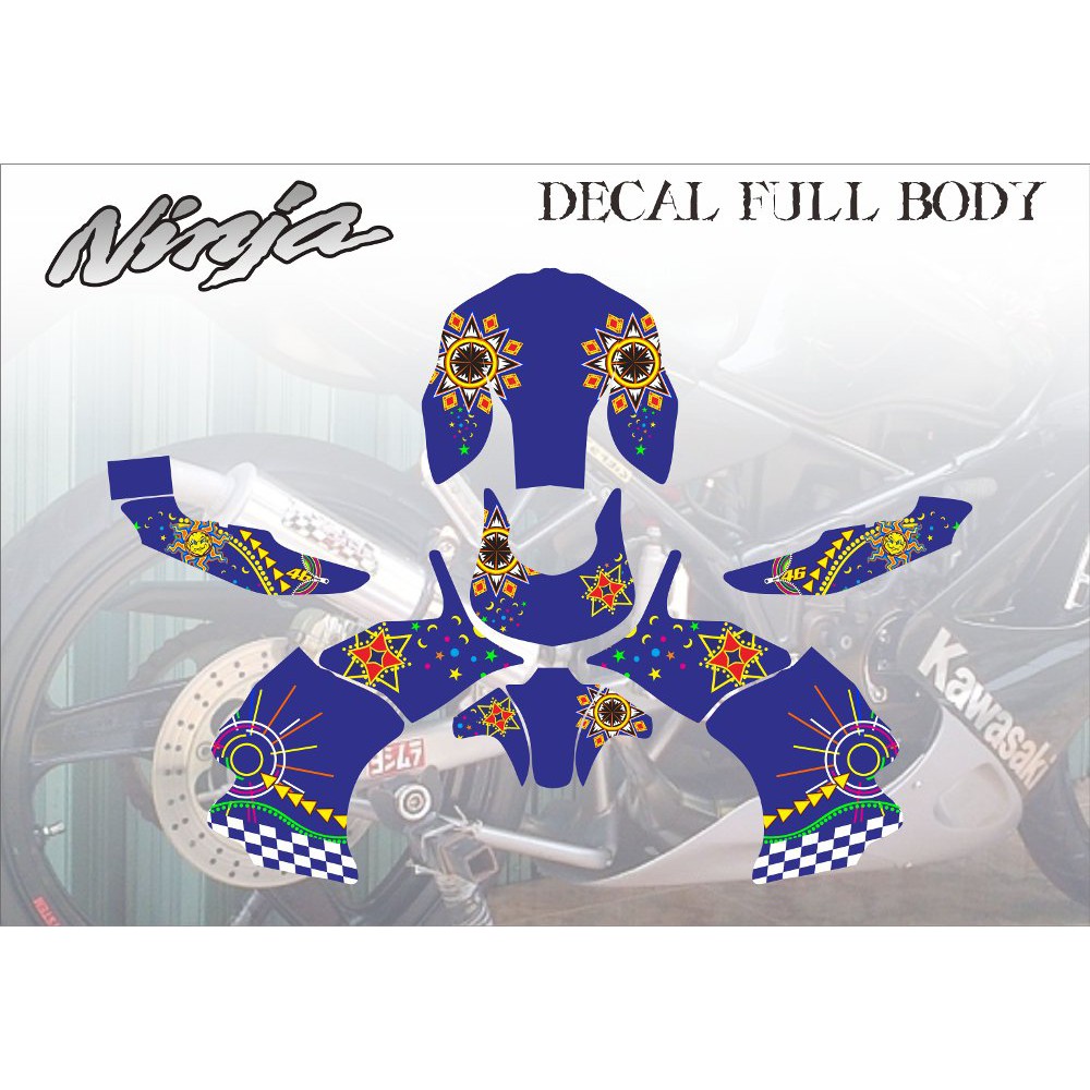 decal ninja rr old zian rossi Limited