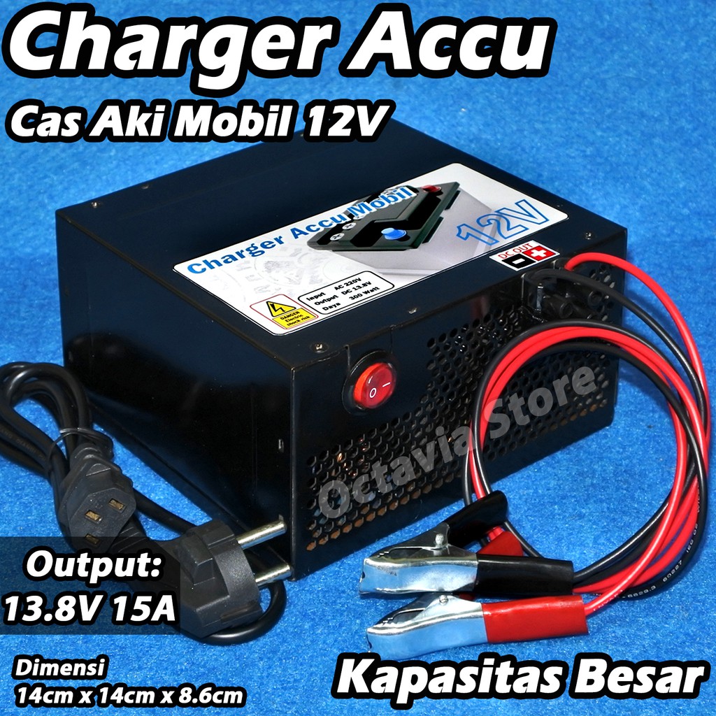 Cas Aki Mobil &amp; motor 12V kapasitas besar