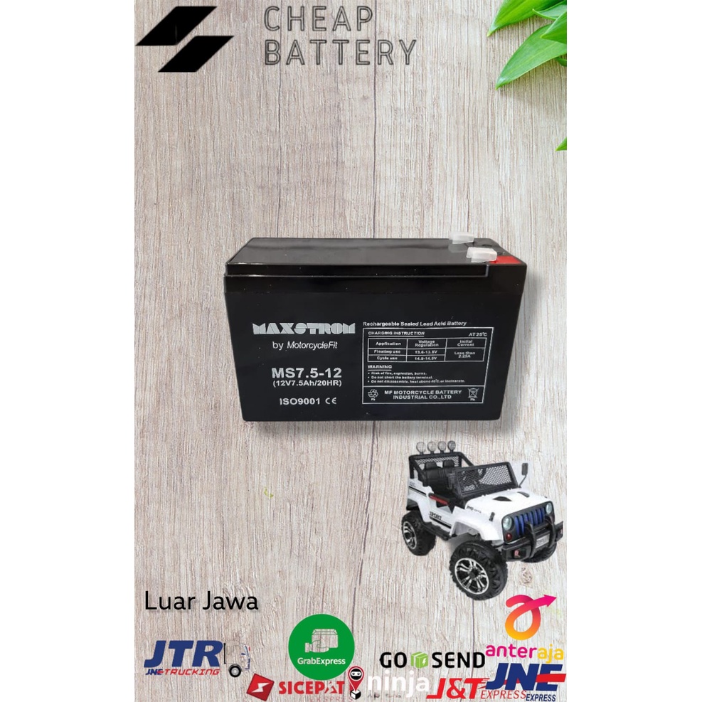 Aki UPS 12v 7.5ah 12v 7.5ah Aki Kering VRLA