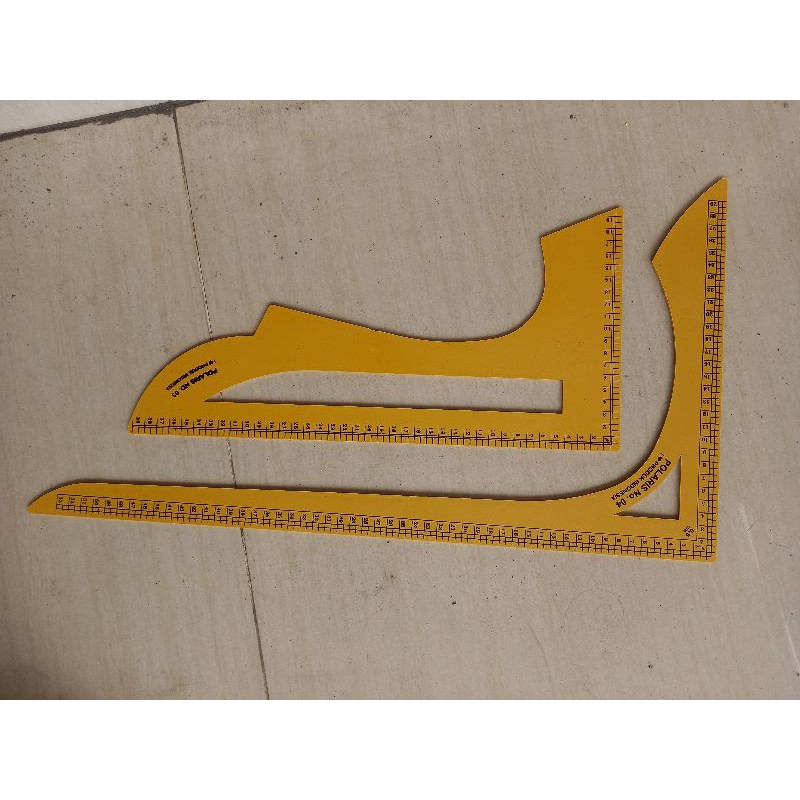 Penggaris/ Garisan pola pakaian (per 1pc set)