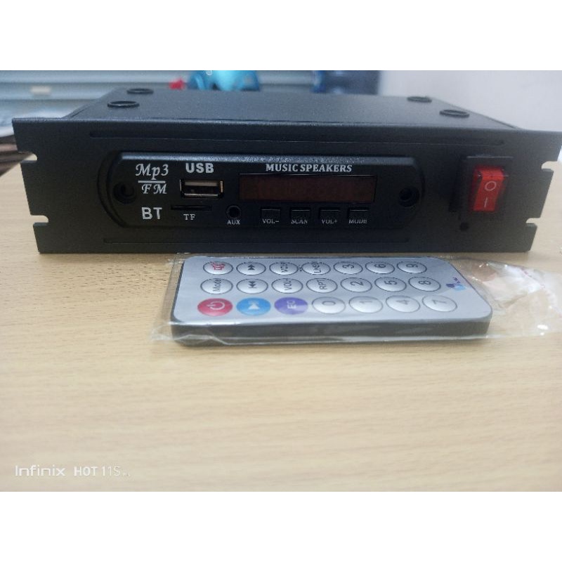 paket mp3 bluetooth , kit mp3 , kotak /bok mp3 / saklar on of
