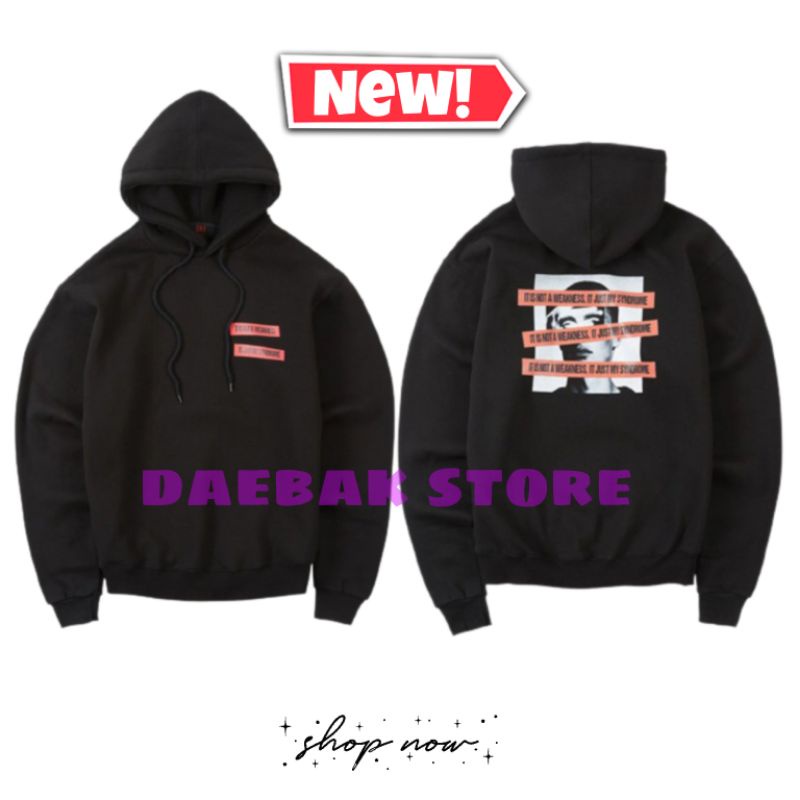 HOODIE JUNGKOOK BTS "IT JUST MY SYNDROME" SABLON