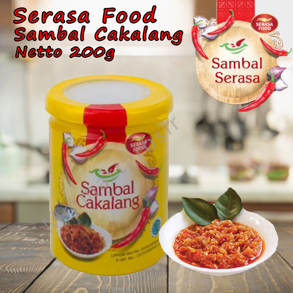 Serasa Food / Sambal Cakalang / Sambal botol / 200g