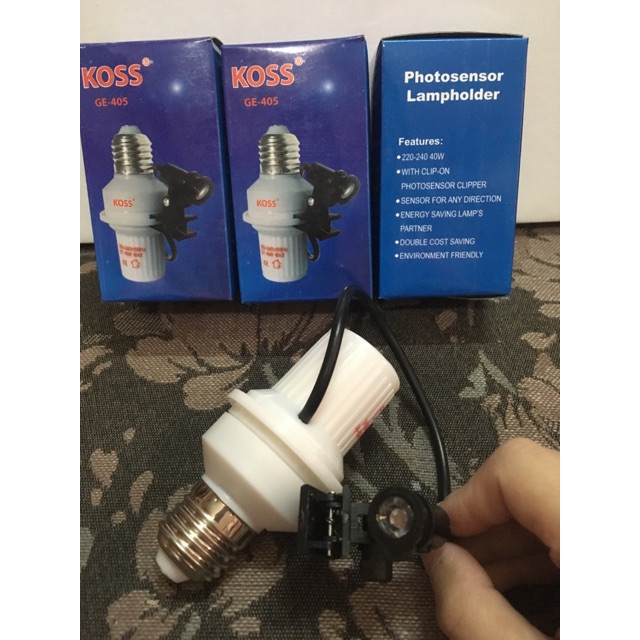 Fitting Sensor Cahaya Koss