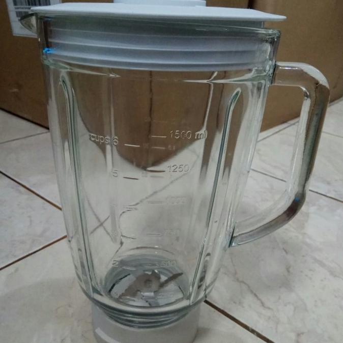 GELAS SET Tabung Jar Kaca Beling Blender Turbo 8099 8089 Bisa Philips