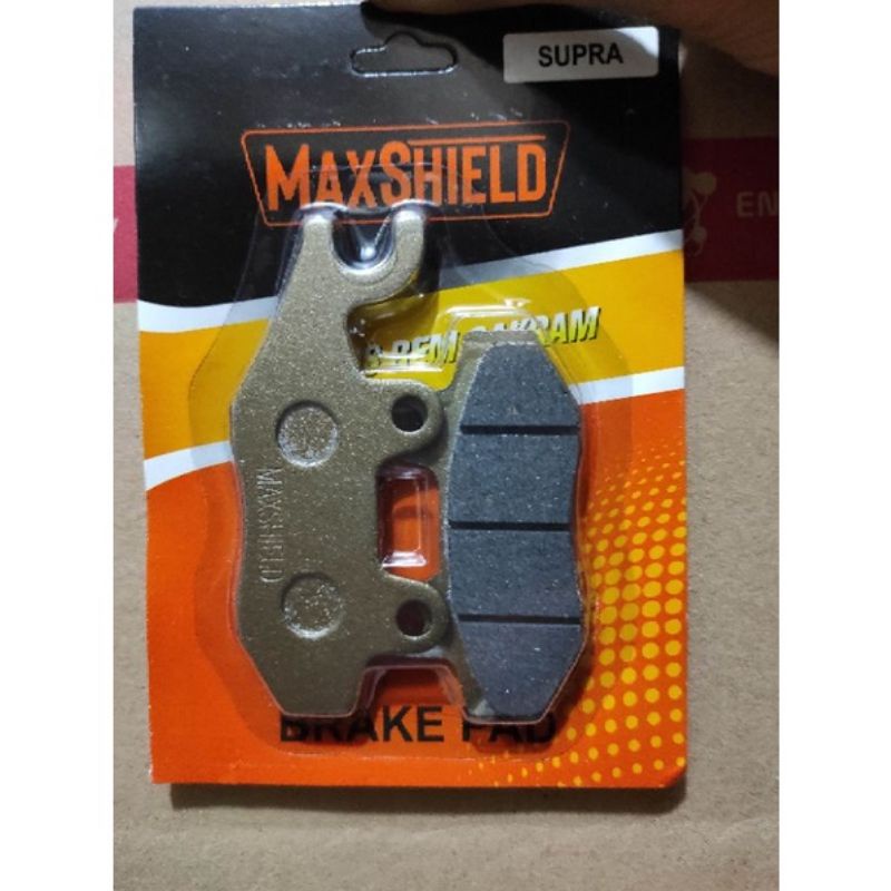 KAMPAS REM DEPAN MERK MAXSHIELD UNTUK HONDA SUPRA 125,SUPRA FIT,  LEBIH PAKEM DAN TAHAN LAMA