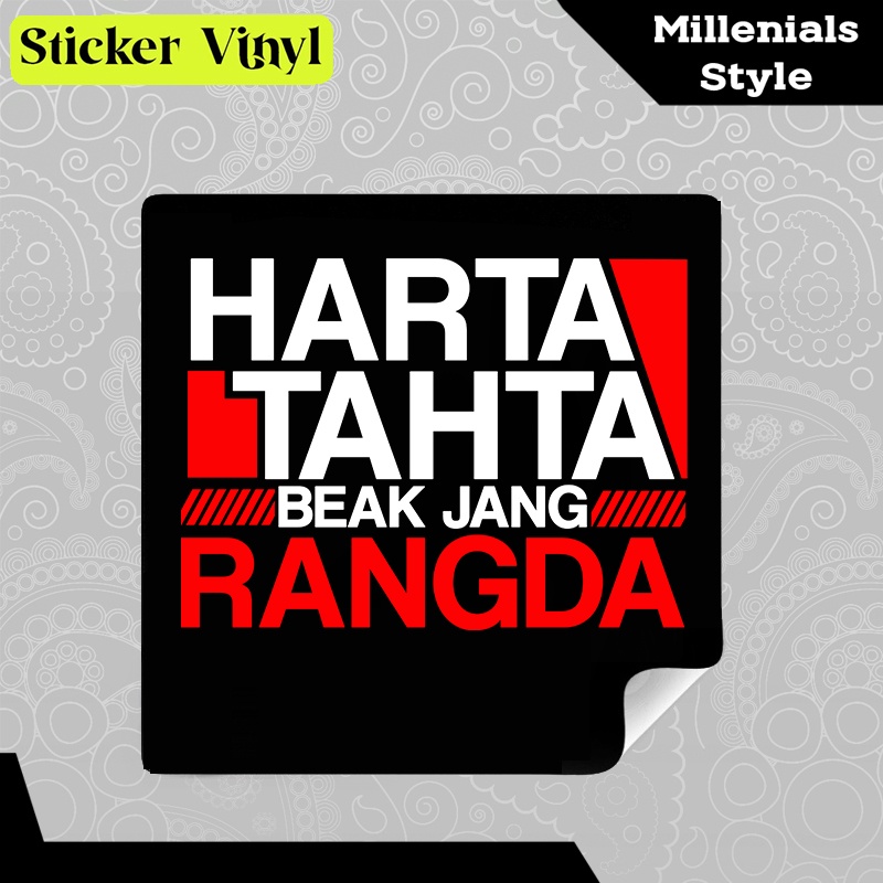 

Stiker Sticker Harta Tahta Beak Jang Rangda Desain Tulisan Simple Kualitas Premium Milenial Style Aesthetic Vinyl Satuan Anti Air