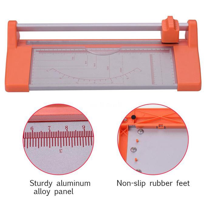 

S & W Mesin Pemotong Kertas Putar Compact Untuk Kertas A4 320Mm Diy Cahilpati