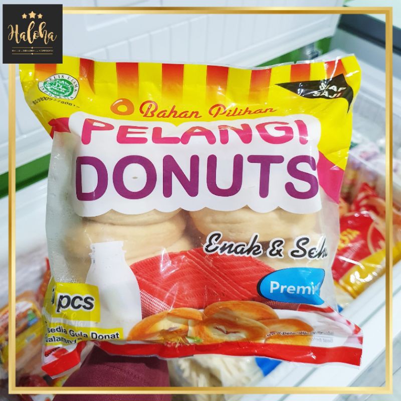 Pelangi Donuts Premium Donat Kentang Ukuran Besar Isi 10 Pcs