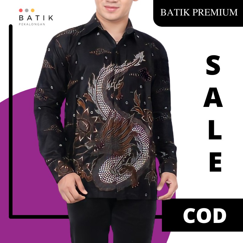 Baju Kemeja Batik Pria Paspampres Lengan Panjang Size M L XL Premium Exclusive