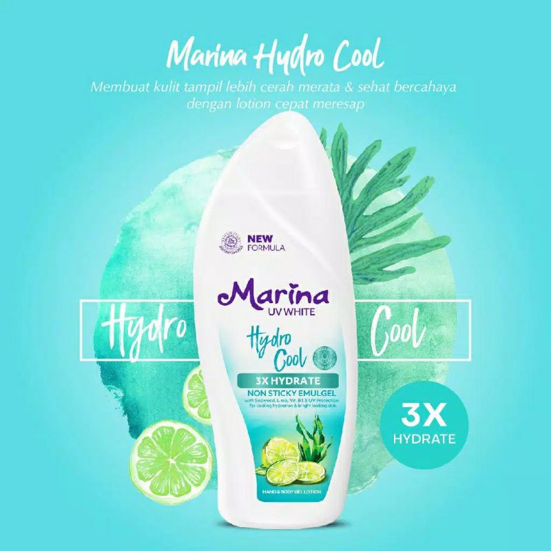 Marina UV White Hydro Cool Hand and Body Lotion 460ml