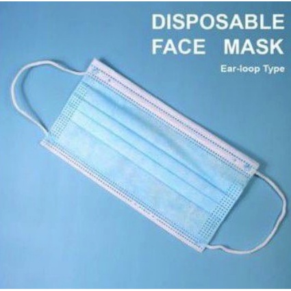 Masker Earloop 3ply 50 Pcs Murah