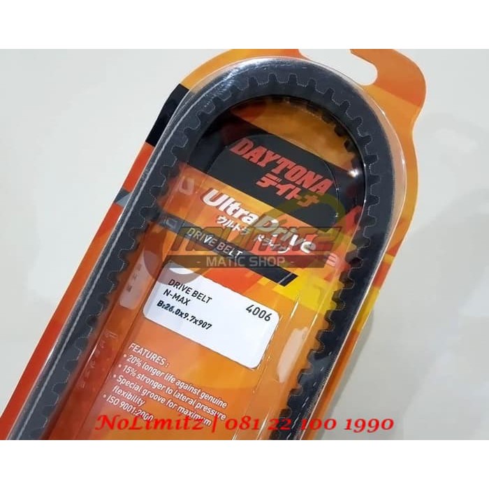 Jual Fanbelt CVT V Belt Racing Daytona Ultra Drive Yamaha NMAX TERMURAH