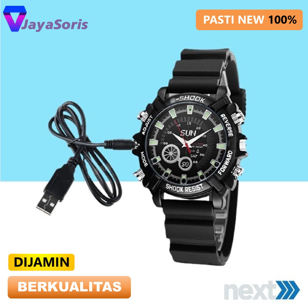 KAMERA KECIL MINI TERSEMBUNYI CAMERA CCTV HD JAM TANGAN PENGINTAI SPY CAMCAMERA TANPA KABEL