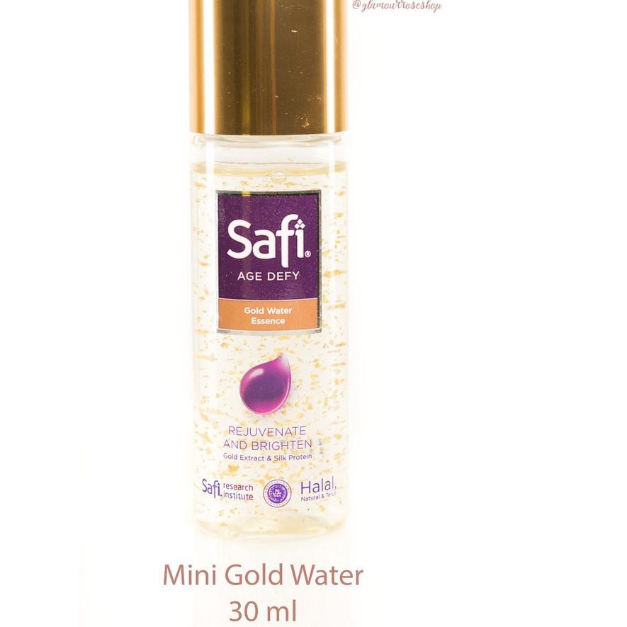 Produk Baru ❤️Glamouroseshop❤️ Safi Age Defy Gold Water Essence 30 ml (MINI) Serum wajah anti aging.