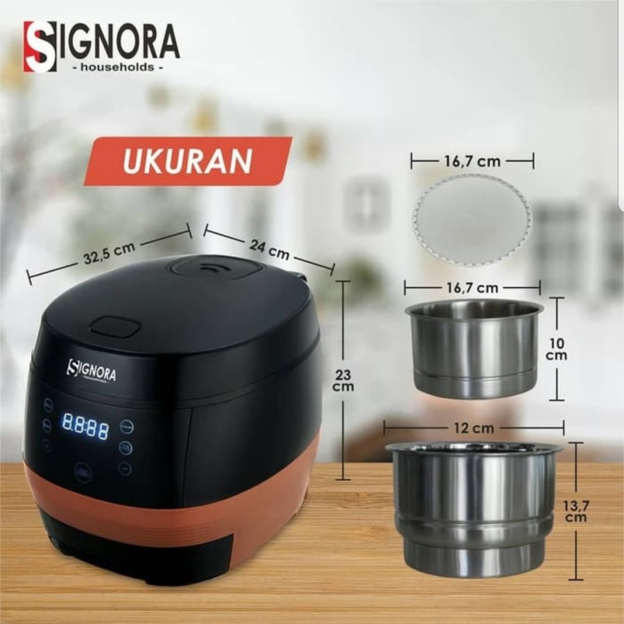 Rice Cooker Low Carbo Signora BONUS Hadiah Kategori 6