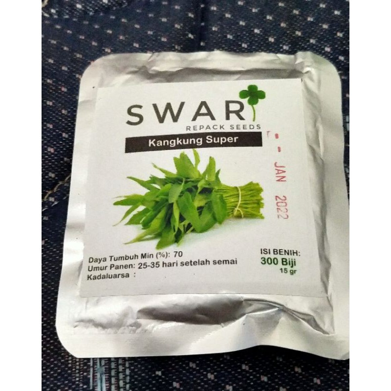 Benih bibit kangkung berat 20 gram