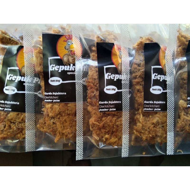 

abon ayam makanan instan sehat bergizi 50g