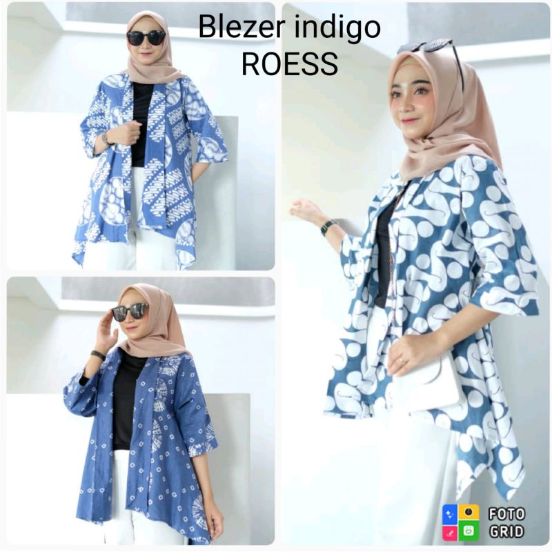 Bolero Batik/Outer Blezer Wanita Modern/Blezer Kekinian