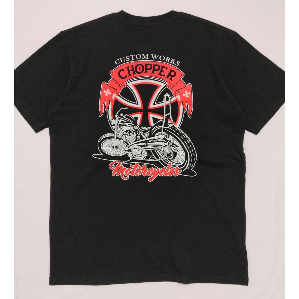 t-shirt bikers custom work chopper / t-shirt bikers chopper / kaos bikers / kaos motor chopper / kao