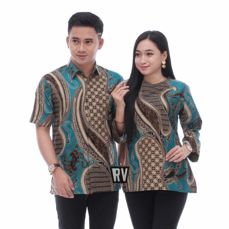 Maura Couple - Sania Ruffle Batik Couple Ori Ndoro Jowi Garansi Termurah Shopee -  BATIK MODERN SOLO