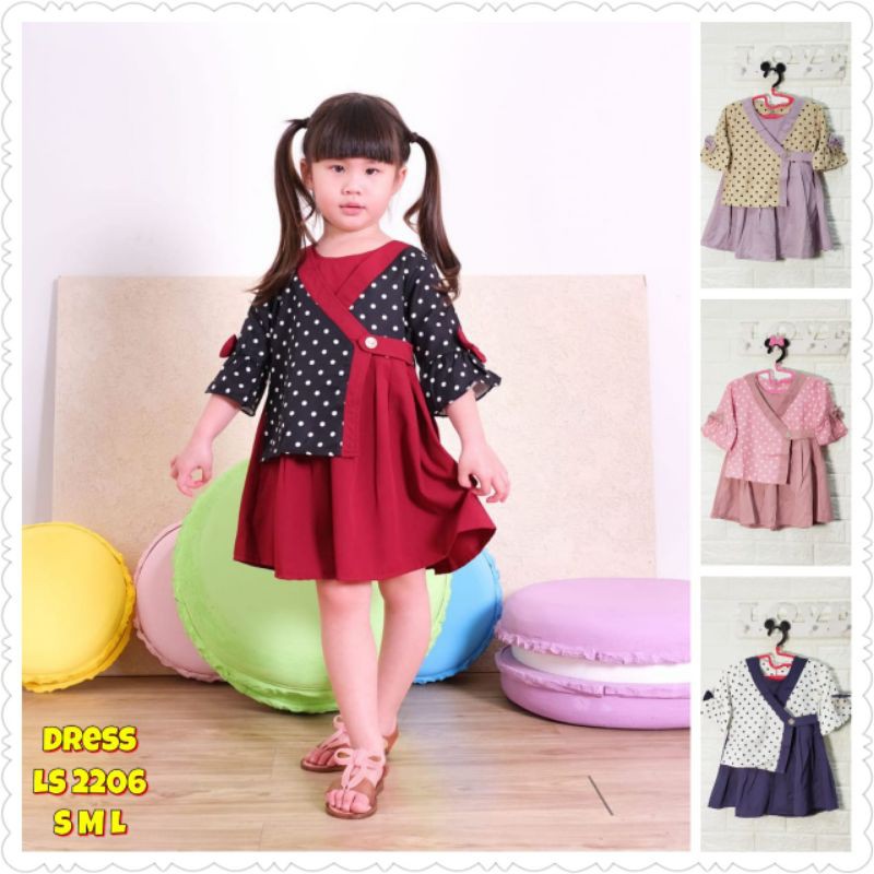 drees anak-anak katun silky