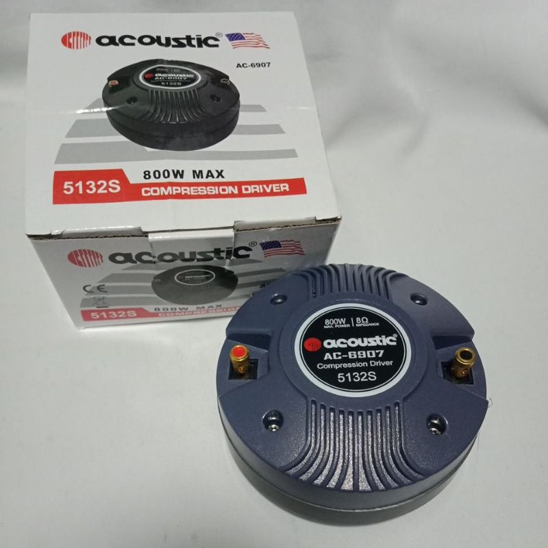 Driver Twiter Acoustic AC-6907 5132S Coil 2 Inch 800 Watt Tweeter