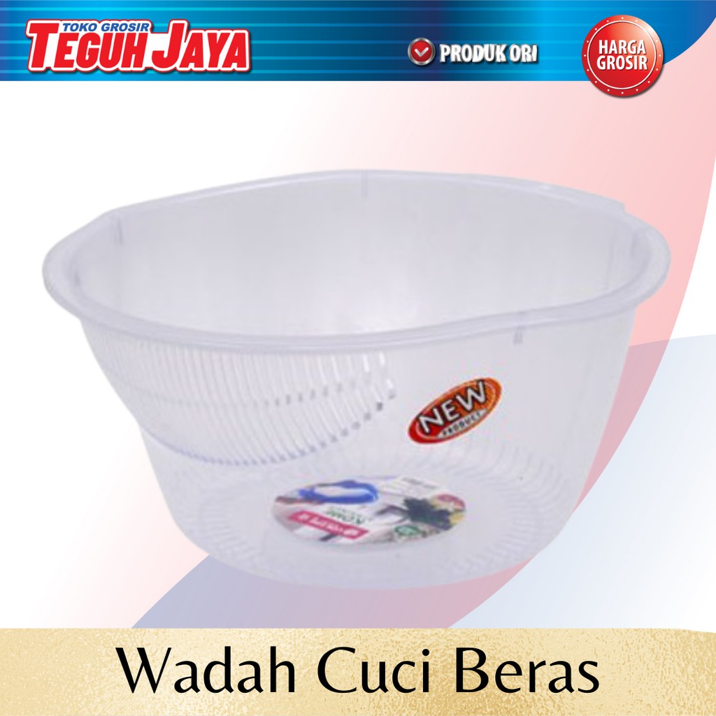 Lion Star Wadah Pencuci beras / Beras Baskom Saringan / Kome Strainer (BA-60