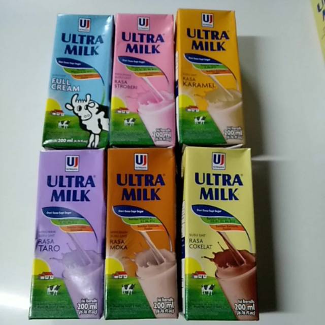 Jual Susu ultra milk 200ml aneka rasa per dus 24pcs Indonesia|Shopee