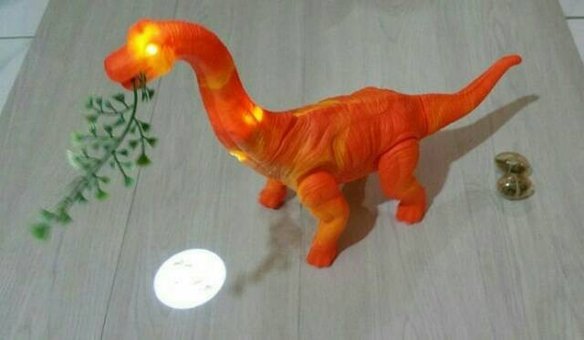 Mainan  Anak  Dinosaurus Bertelur Brachiosaurus  - Born Egg type 66050 - Mainan Edukasi Anak Laki laki Perempuan Dino