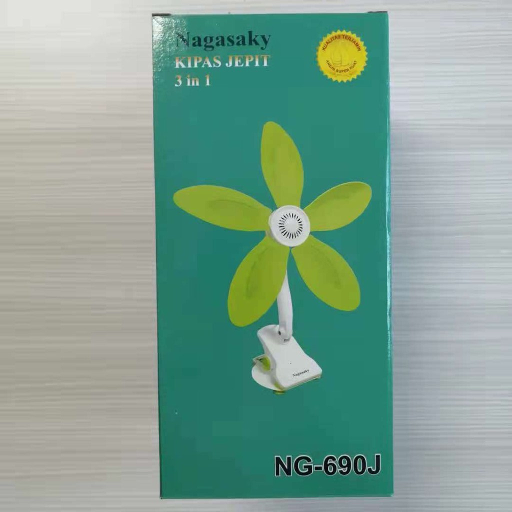 kipas angin meja dinding jepit NAGASAKY ng-690j (  3 in 1 )