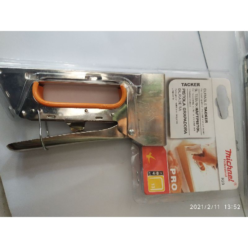 

Guntacker Steples Gun Tembak Jok Kulit Motor - Gun Tacker 13/4 ,6,8mm