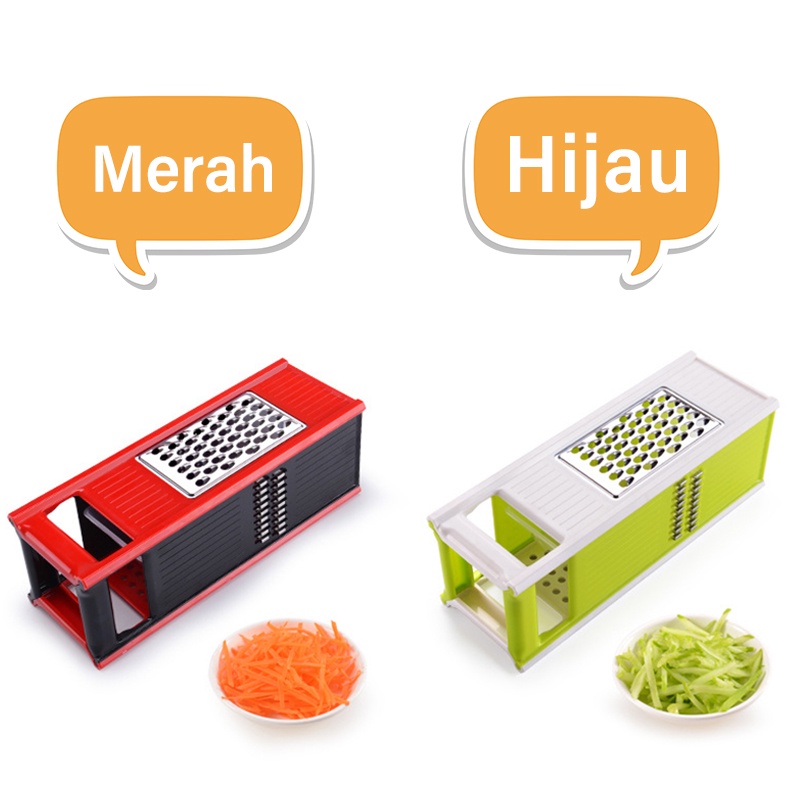 Letyeah &amp; Kaizenliving Alat Masak Parutan sayur Keju Multifungsi/Kitchen Cheese fruit and vegetable Grater