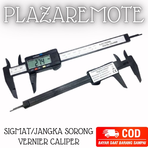 SIGMAT JANGKA SORONG DIGITAL 0-150MM GAUGE PENGUKUR KETEBALAN PRESISI MURAH