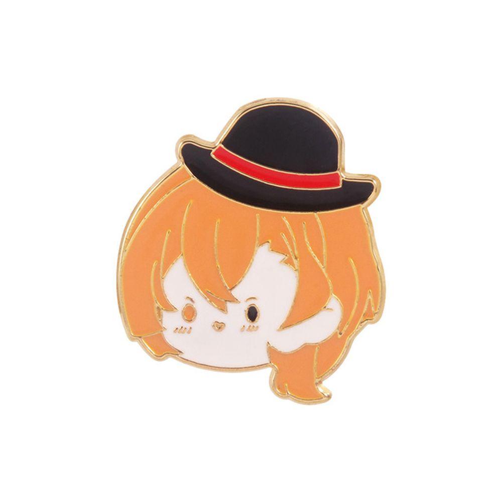 [Elegan] Bungo Anjing Liar Perhiasan Cosplay Jaket Pin Kartun Lencana Pin Kerah Pin Enamel Bros