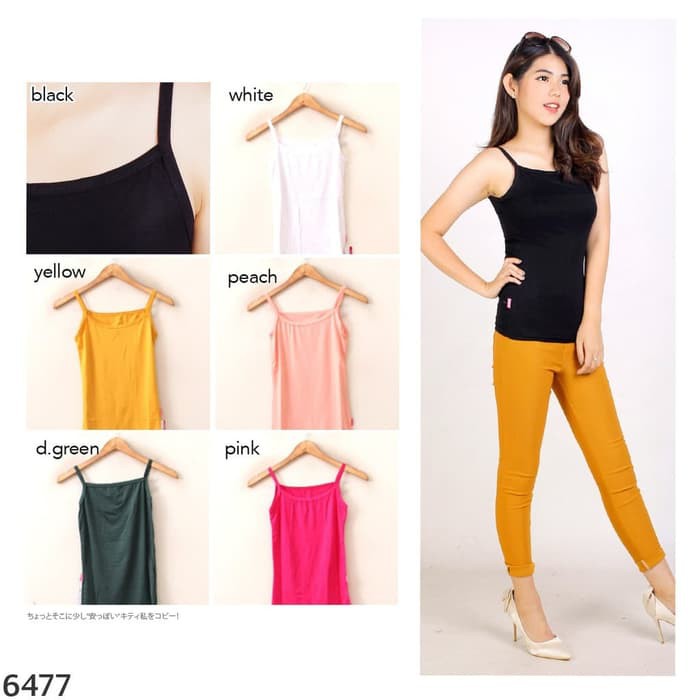 TANK TOP / TANG TOP 3 PCS Random ATASAN / TANK TOP TALI KECIL/cod/promo 4pcs random