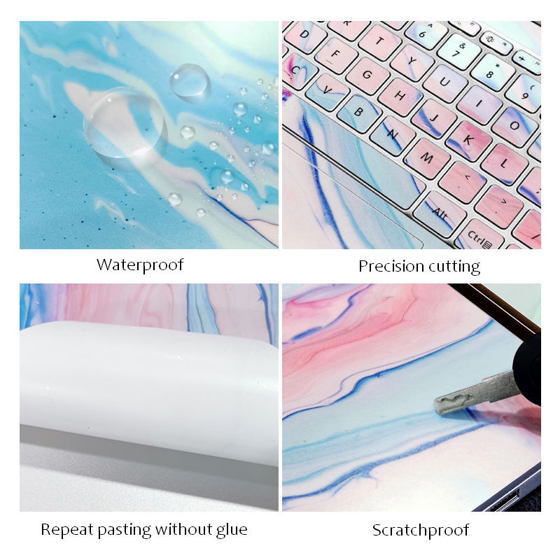 Stiker Pelindung Laptop HUAWEI Matebook D14 / D15 ABC 3 Sisi Anti Debu Motif Kartun