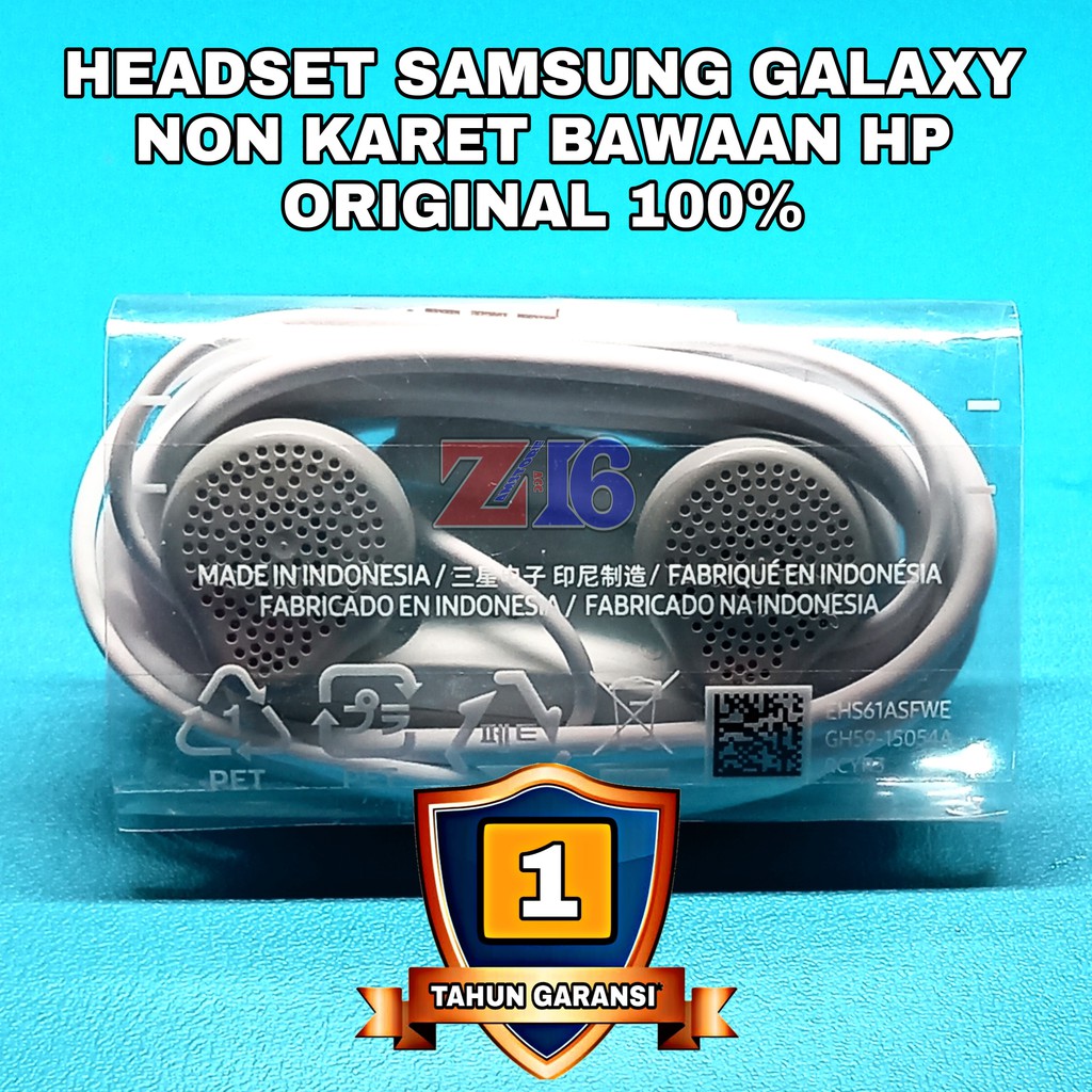 ( COD ) HF Earphone Headset Samsung NON KARET Bawaan HP Original 100% made in indonesia EHS-61 (EHS6