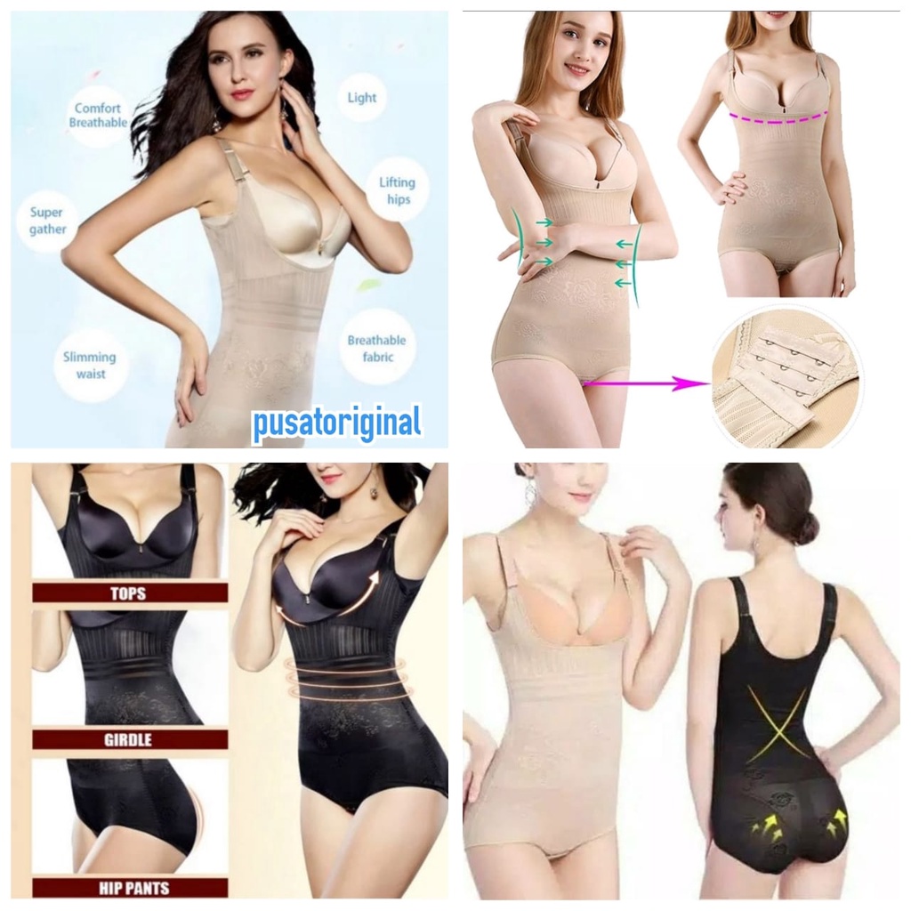 Slimming Suit Corset Full Body Shaper Korset Terusan Pelangsing Tubuh