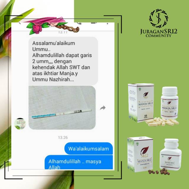 PELANCAR HAID AMPUH / MANJAKANI SR12 ACEH HERBAL / OBAT KEPUTIHAN / KISTA / PROMIL BPOM HALAL