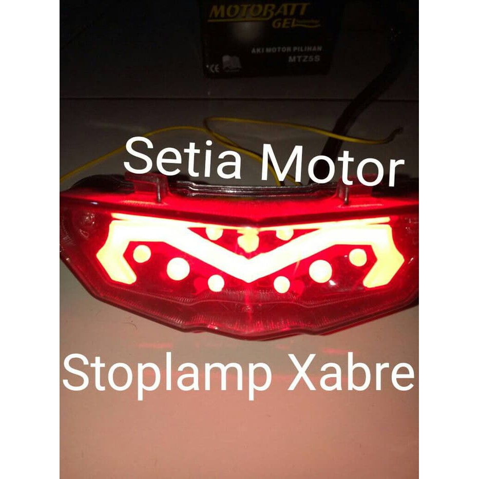 Lampu Stop Xabre - Stoplamp Yamaha Xabre 3 In 1 (Bonus Flaser Sen) - Variasi Motor