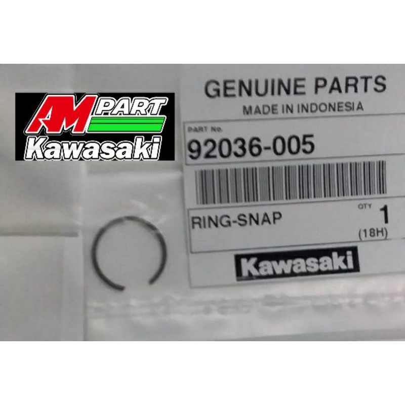 Ring snap spi kancing pen pin piston ninja ukuran 15 original