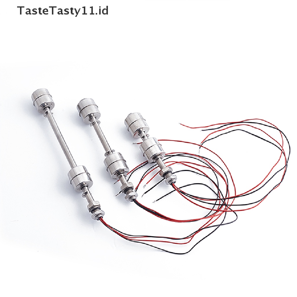 【TasteTasty】 Stainless Steel Double Ball Float Switch Tank Liquid Water Level Flow Sensor .