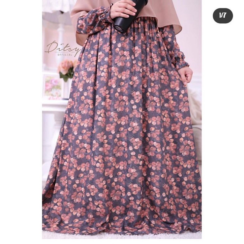 autumn charcoal ditsy