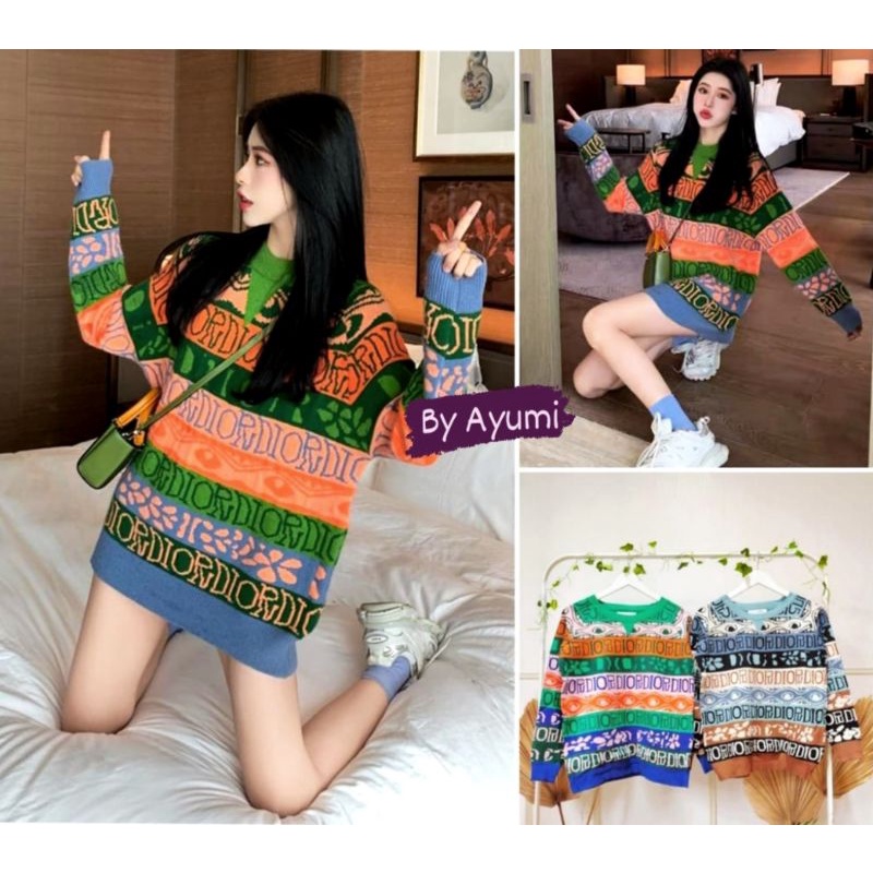 Ayumi Cardigan Rajut *DIOR* Premium Import BKK