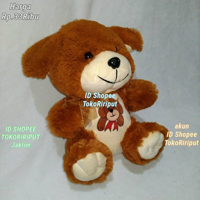 Boneka anjing standar export + sni super lembut .jual jg aneka doll jumbo
