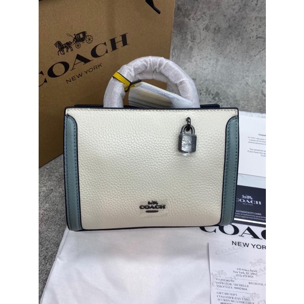[READY STOCK] TAS WANITA C*ACH MICRO ZOE CROSSBODY IN COLORBLOCK C*ACH ORIGINAL