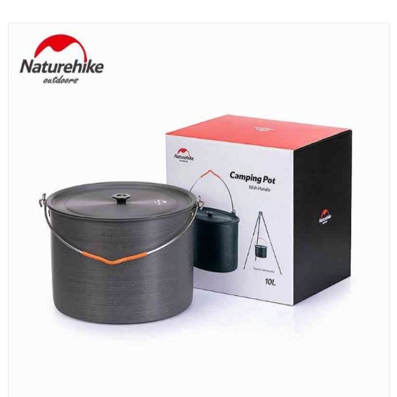 COOKING POT 10L WITH HANDLE NATUREHIKE NH19CJ003 [D8]

