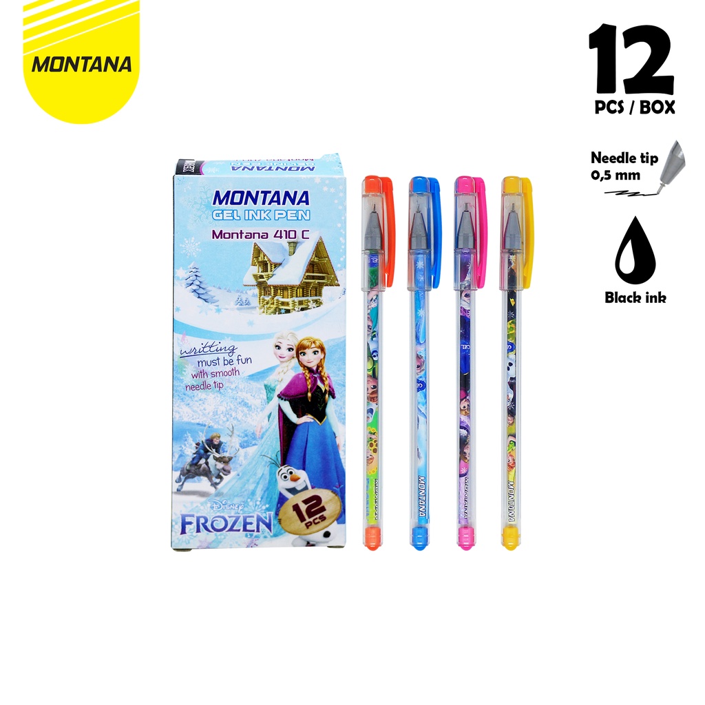 

MONTANA Ball Pen GEL / Pulpen / Pena Montana 410 C - FRZN